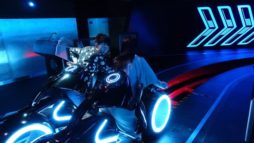 TRON at Shanghai Disneyland