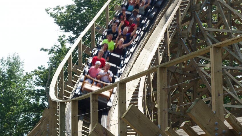 Kings Island Mystic Timbers.