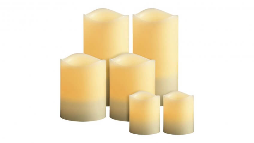 Veraflame TrueFlame 6-Piece Flameless Candle Set