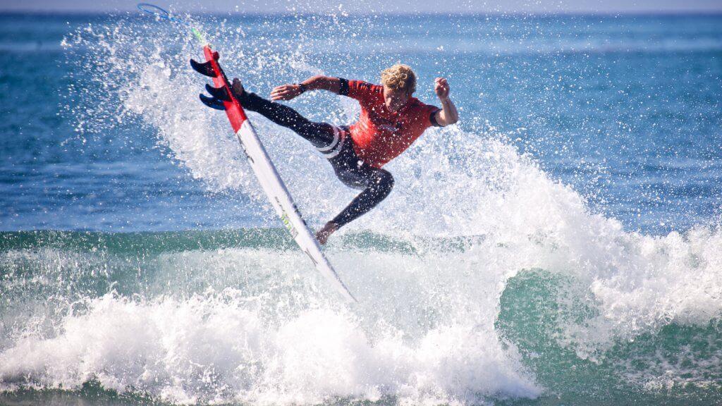 John John Florence surfing