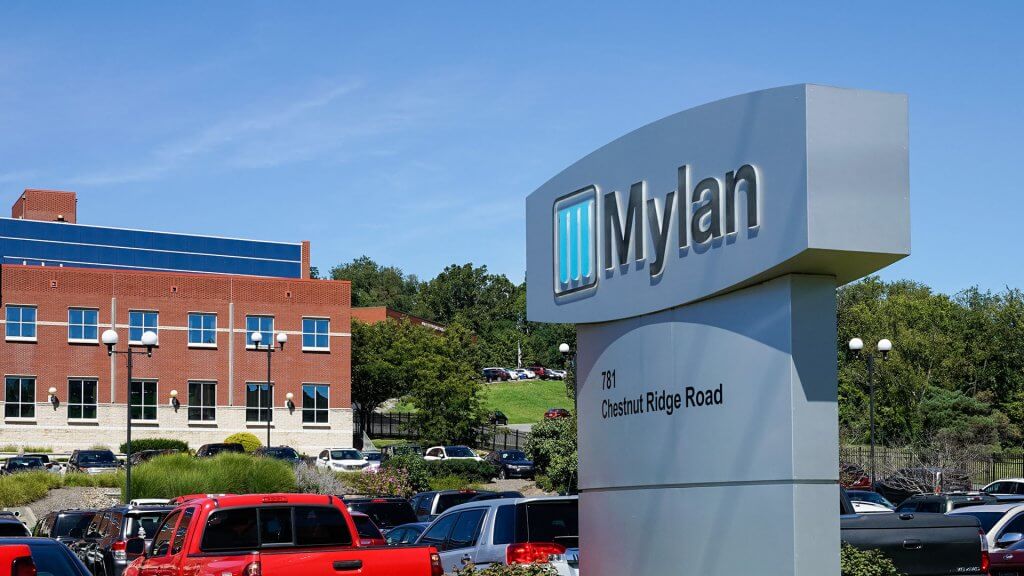 EpiPen Price Surge mylan sign