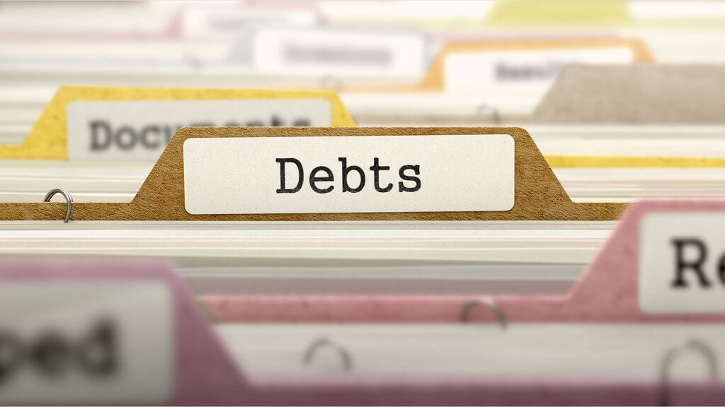 Create a Debt Payoff Strategy folder labeled debts