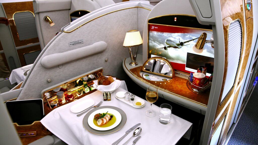 First Class Travel Today first class airline suite