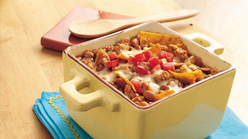 Mexican Pork and Beans Casserole