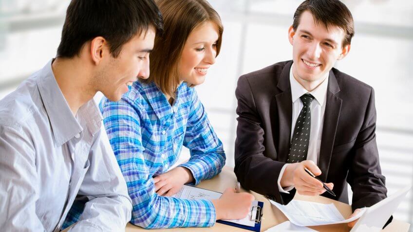 couple with an advisor