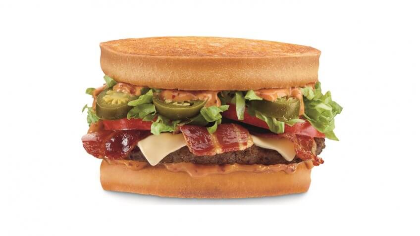 Jack In The Box Spicy Sriracha Burger