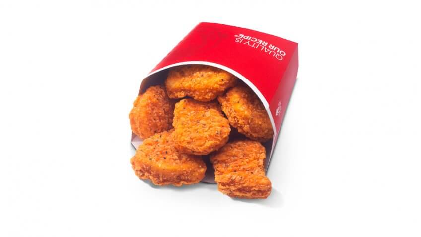 wendys nuggets carbs