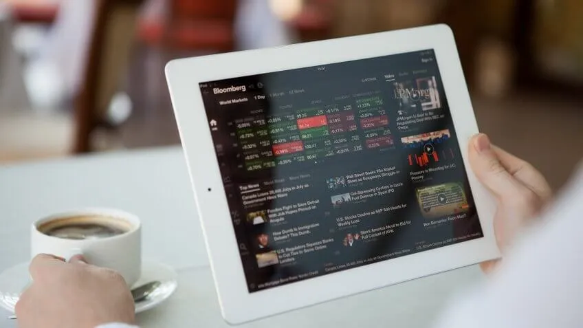 bloomberg app on the ipad