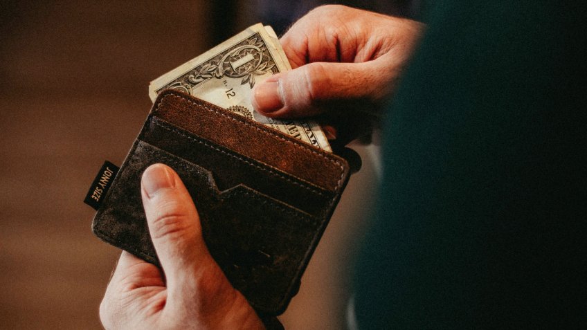 cash, wallet