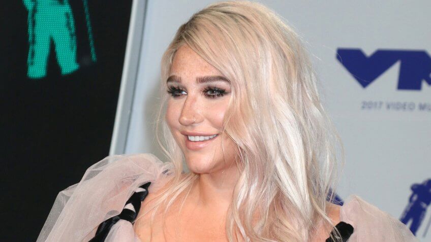 LOS ANGELES - AUG 27: Kesha at the MTV Video Music Awards 2017 at The Forum on August 27, 2017 in Inglewood, CA.