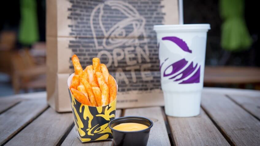 Taco Bell, White Castle* fast food, eateries, restaurants