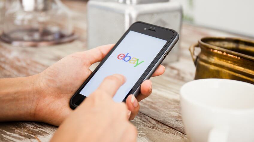 using ebay on a smartphone