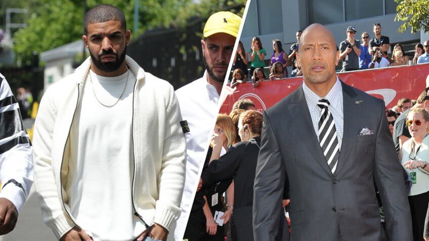 drake dwayne the rock johnson