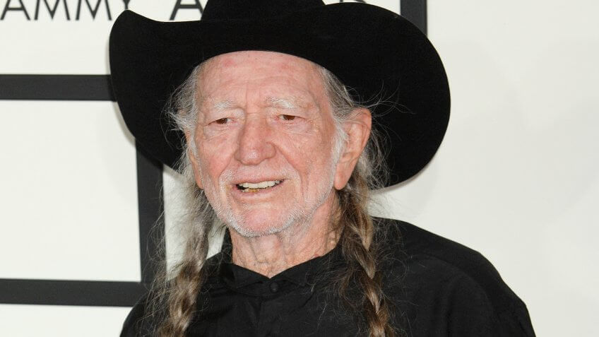 LOS ANGELES - JAN 26: Willie Nelson arrives at the 56th Annual Grammy Awards Arrivals on January 26, 2014 in Los Angeles, CA.