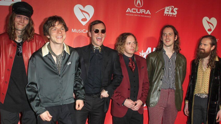 LOS ANGELES - FEB 10: Cage The Elephant at the Musicares Person of the Year honoring Tom Petty at Los Angeles Convention Center on February 10, 2017 in Los Angeles, CA.