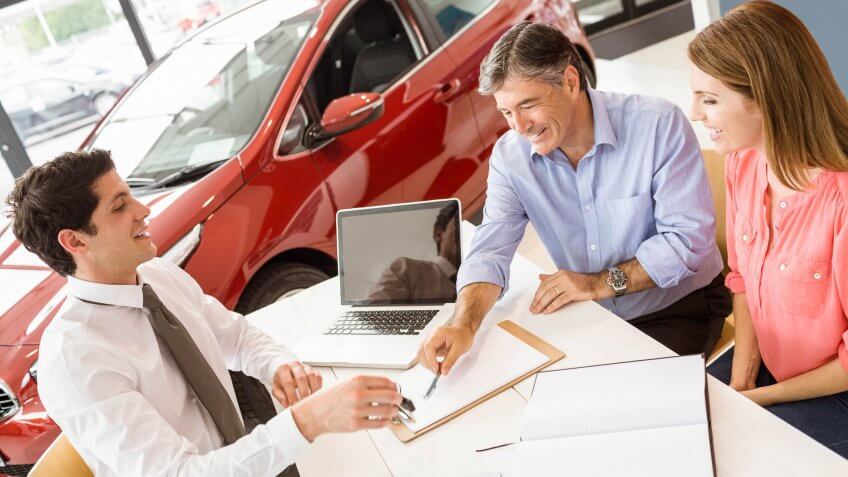 car loan couple
