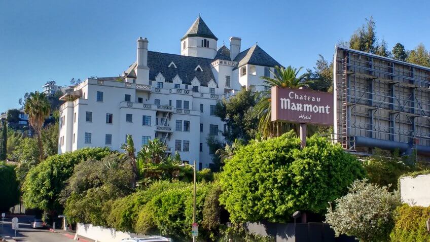Chateau Marmont in the Hollywood Hills