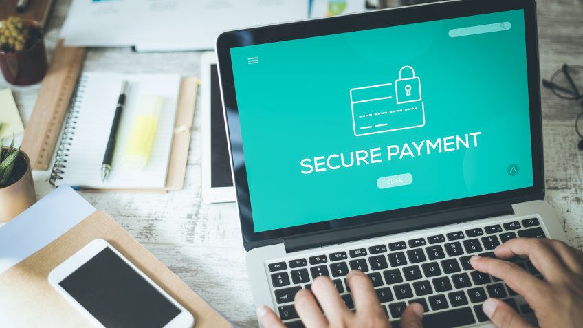 SECURE PAYMENT CONCEPT.