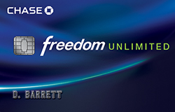 Chase Freedom Unlimited Credit Card: $150 Bonus