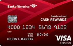 BankAmericard Cash Rewards Credit Card: $100 Bonus