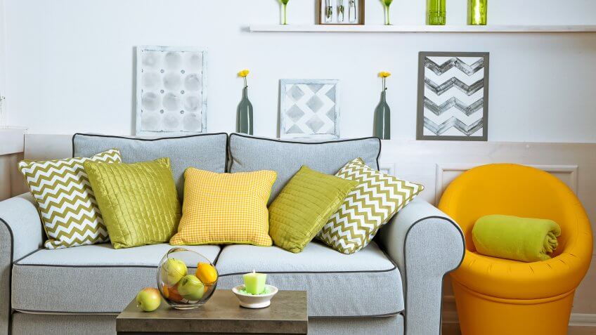 furniture couch in a living room