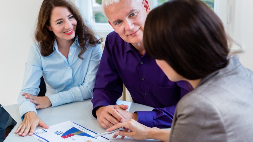 discussing financial planning