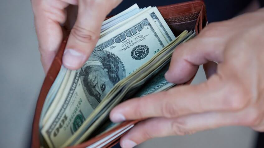 cash, wallet