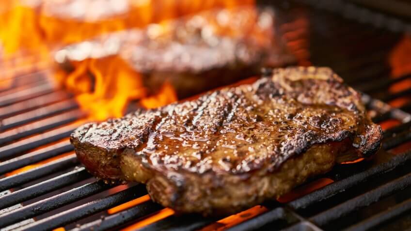 Strip Loin on the grill