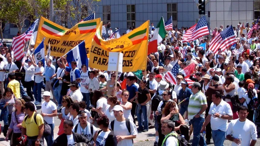 protesting for immigrants united states