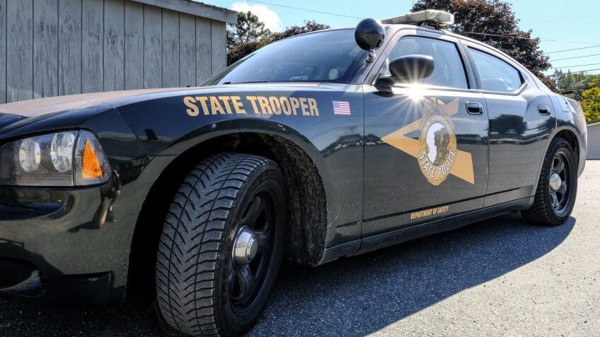 state trooper police car