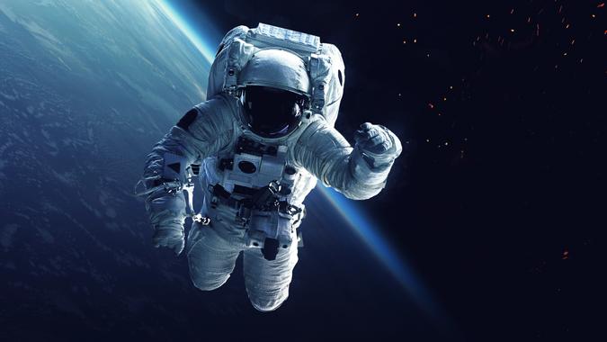 Astronaut in space