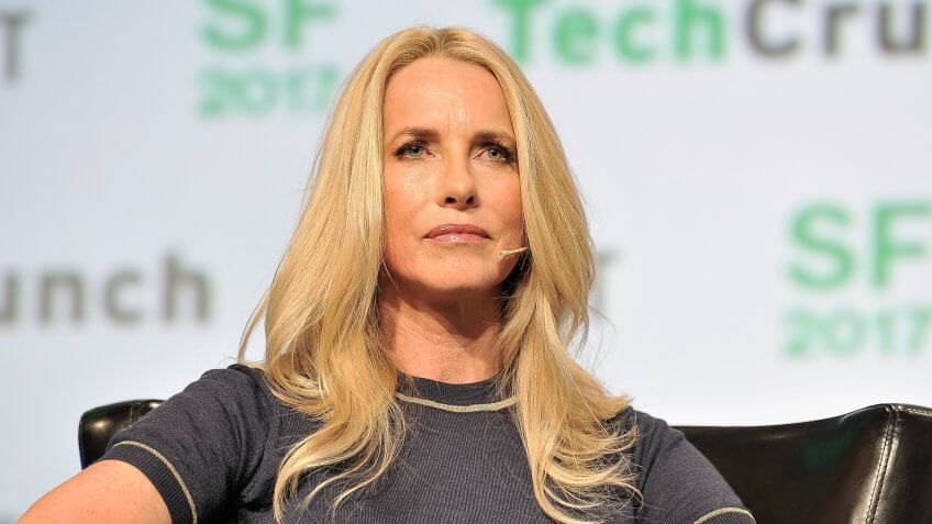 SAN FRANCISCO, CA - SEPTEMBER 20: Emerson Collective Founder and President Laurene Powell Jobs speaks onstage during TechCrunch Disrupt SF 2017 at Pier 48 on September 20, 2017 in San Francisco, California.