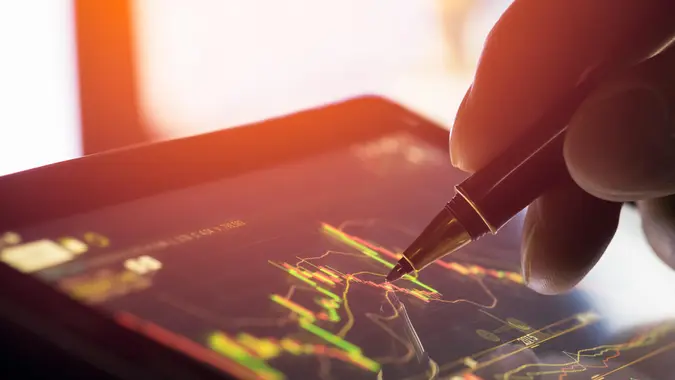 stock chart, stocks