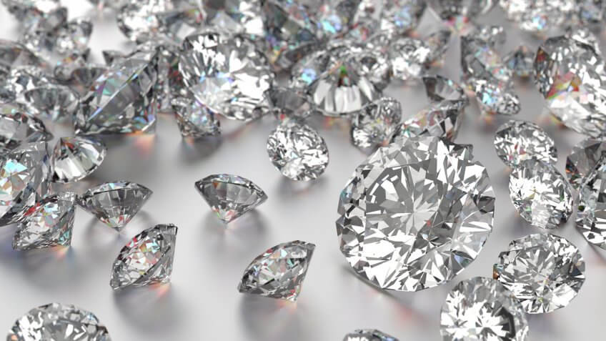 New York: Nonindustrial Worked Diamonds