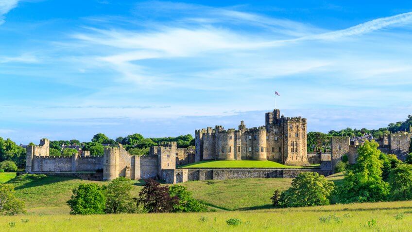 Alnwick Castle, Northumberland, England
