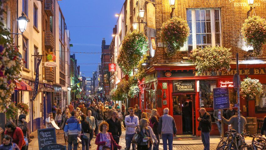 Providence to Dublin, Ireland