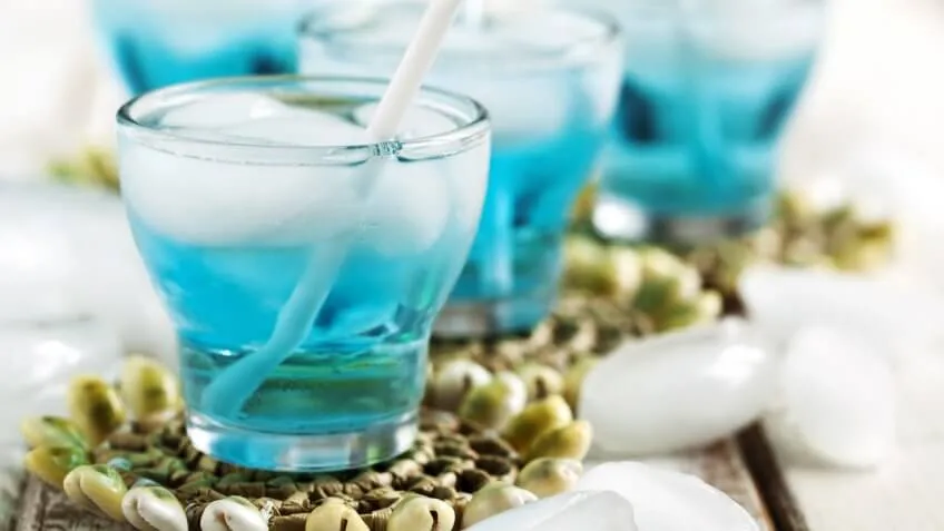 6 Red, Blue Curacao cocktail, White and Blue Batch Cocktails for Under $12