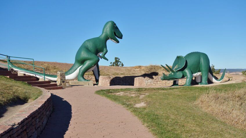 Dinosaur Park in Rapid City