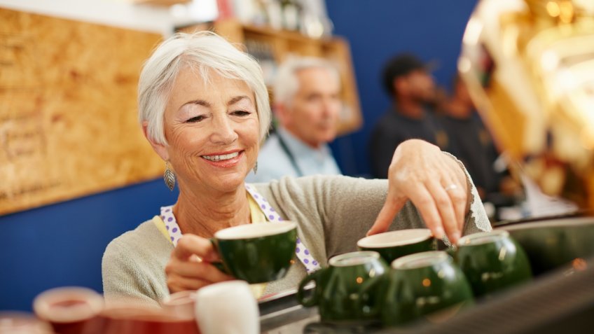 Shot of a senior couple running a small business togetherhttp://195.
