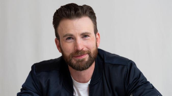Mandatory Credit: Photo by Magnus Sundholm/Shutterstock (10476728ca)Chris Evans'Knives Out' film photocall, Four Seasons Hotel, Beverly Hills, Los Angeles, USA - 15 Nov 2019.
