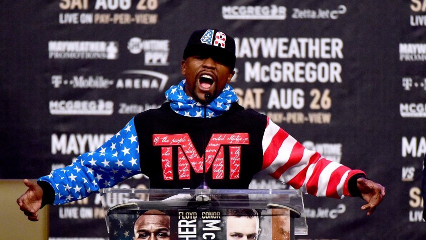 LOS ANGELES, CA - JULY 11: Floyd Mayweather Jr.
