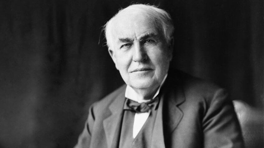 Thomas Edison inventor of the light bulb