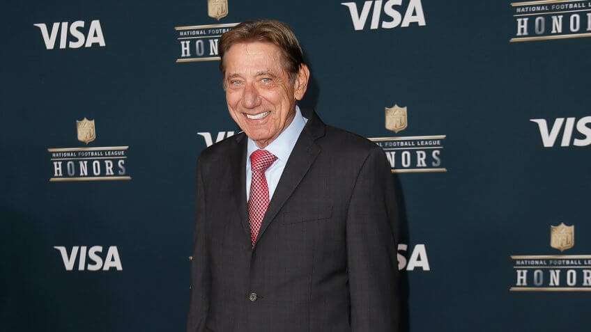 HOUSTON, TX - FEBRUARY 04: Former NFL player and actor Joe Namath attends 6th Annual NFL Honors at Wortham Theater Center on February 4, 2017 in Houston, Texas.