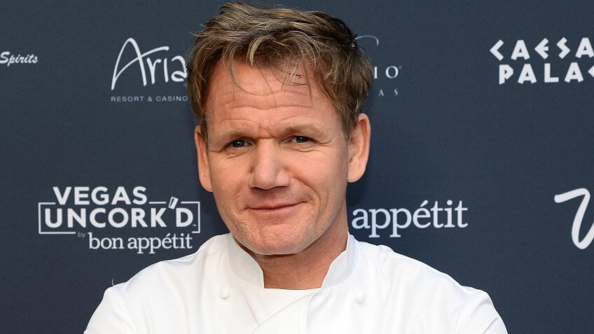 LAS VEGAS, NV - MAY 09: Television personality and chef Gordon Ramsay attends Vegas Uncork'd by Bon Appetit's Grand Tasting event at Caesars Palace on May 9, 2014 in Las Vegas, Nevada.