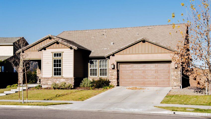 "This is one of the new homes in Corona, California.