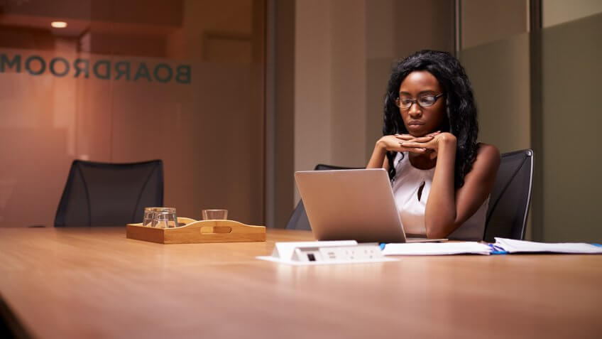 woman-working-late