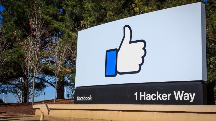 Facebook headquarters logo