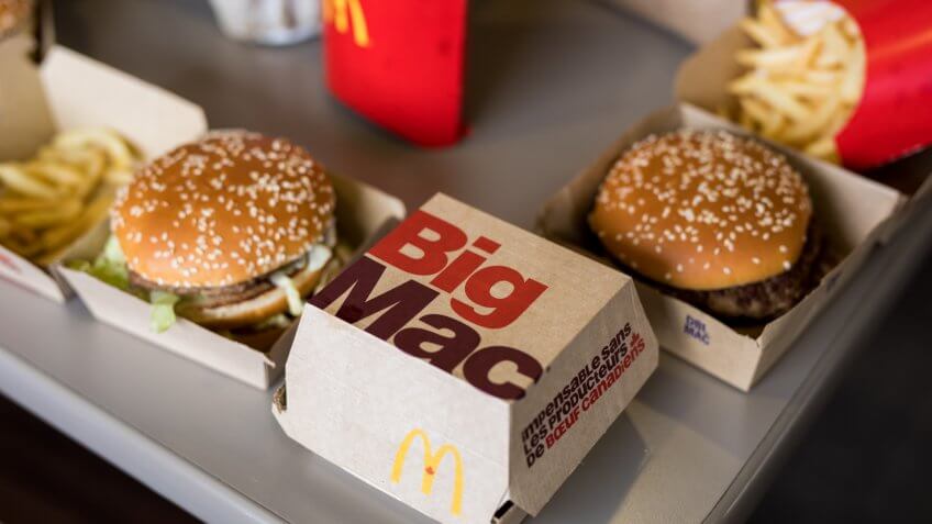 BIg Mac, McDonald's, burgers, fast food