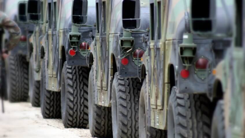 Military exercises.