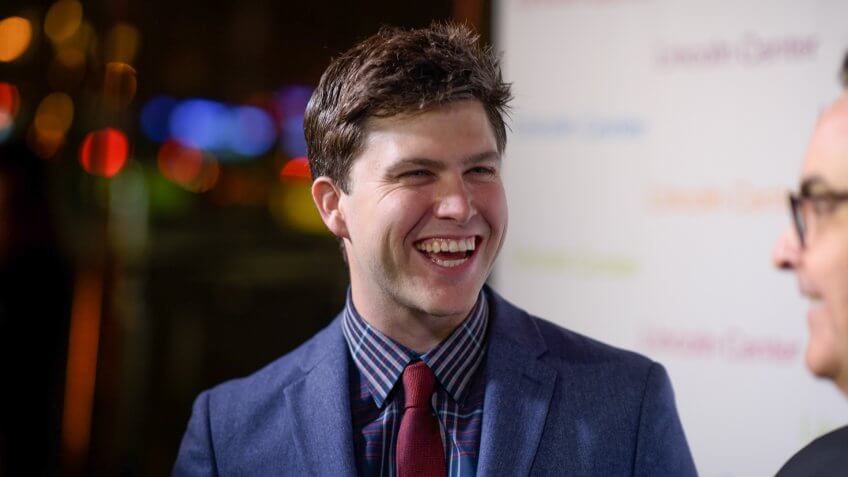 NEW YORK, NY - FEBRUARY 11: Colin Jost arrives at Lincoln Center's American Songbook Gala Honors Lorne Michaels at Lincoln Center for the Performing Arts on February 11, 2016 in New York City.
